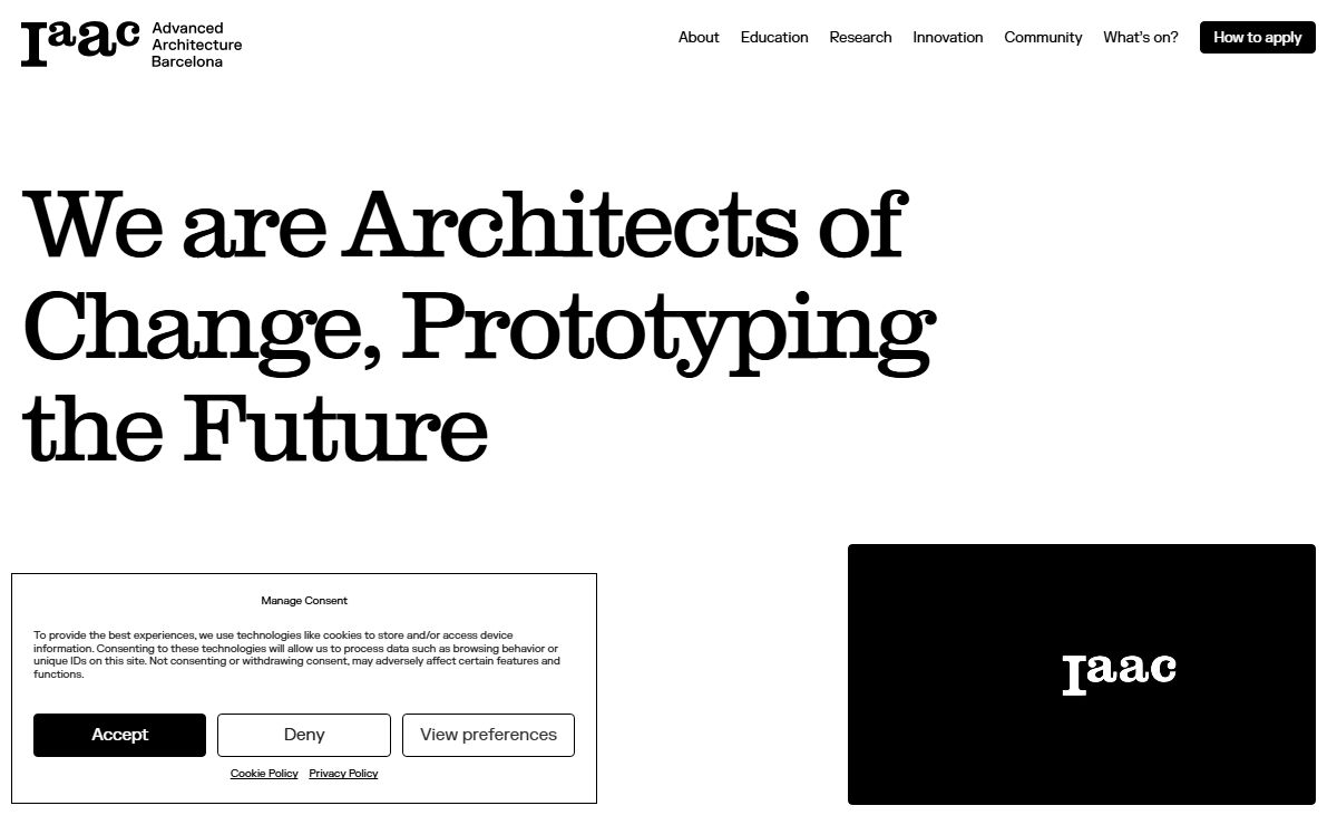IAAC - Advanced Architecture Barcelona