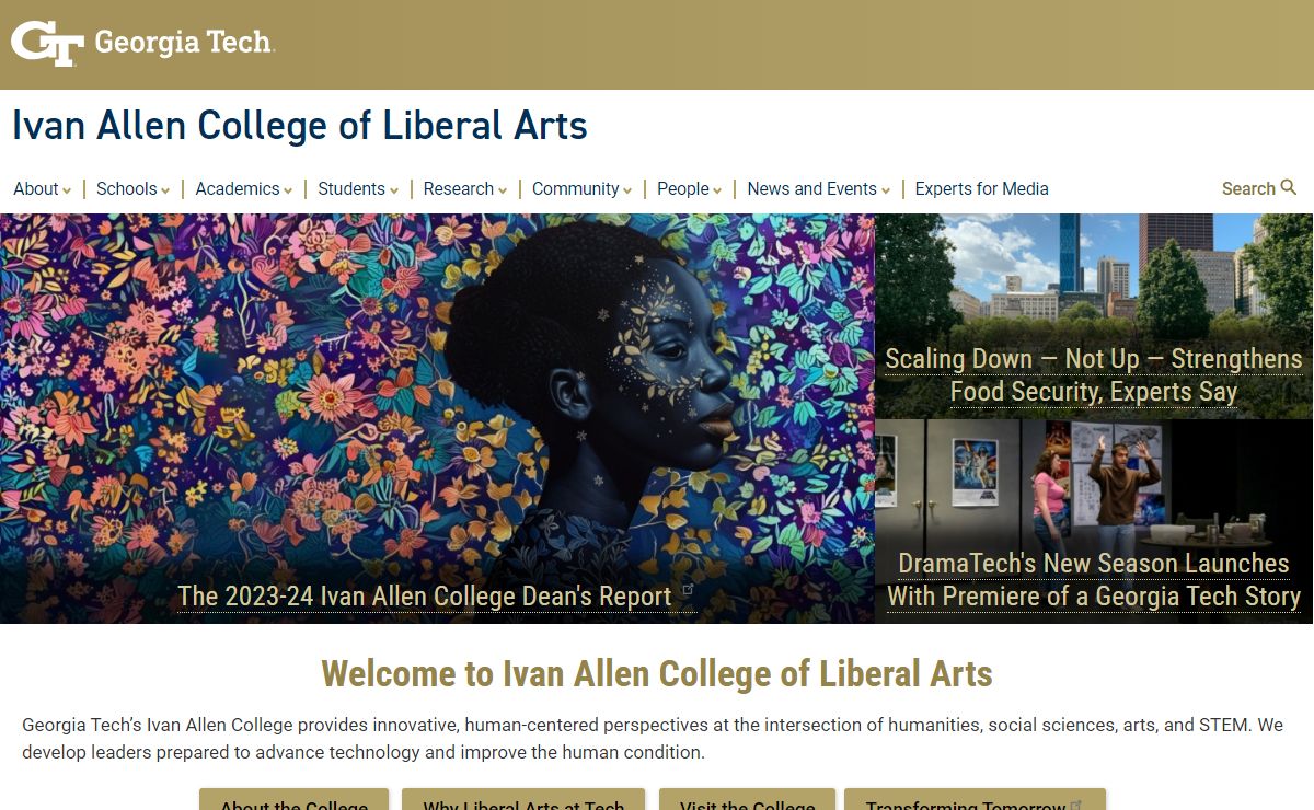 Ivan Allen College of Liberal Arts - Georgia Tech - Atlanta, GA