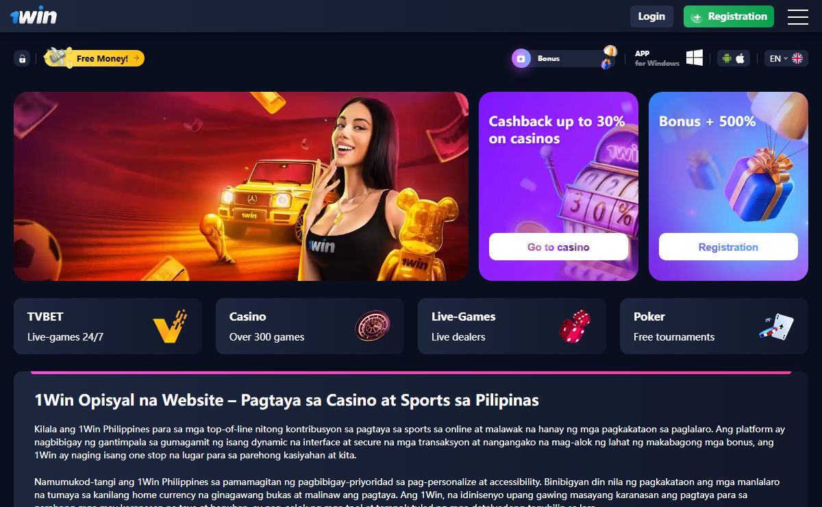 1Win Philippines - Opisyal na Pagtaya sa Sports at Casino | Kumuha ng welcome bonus