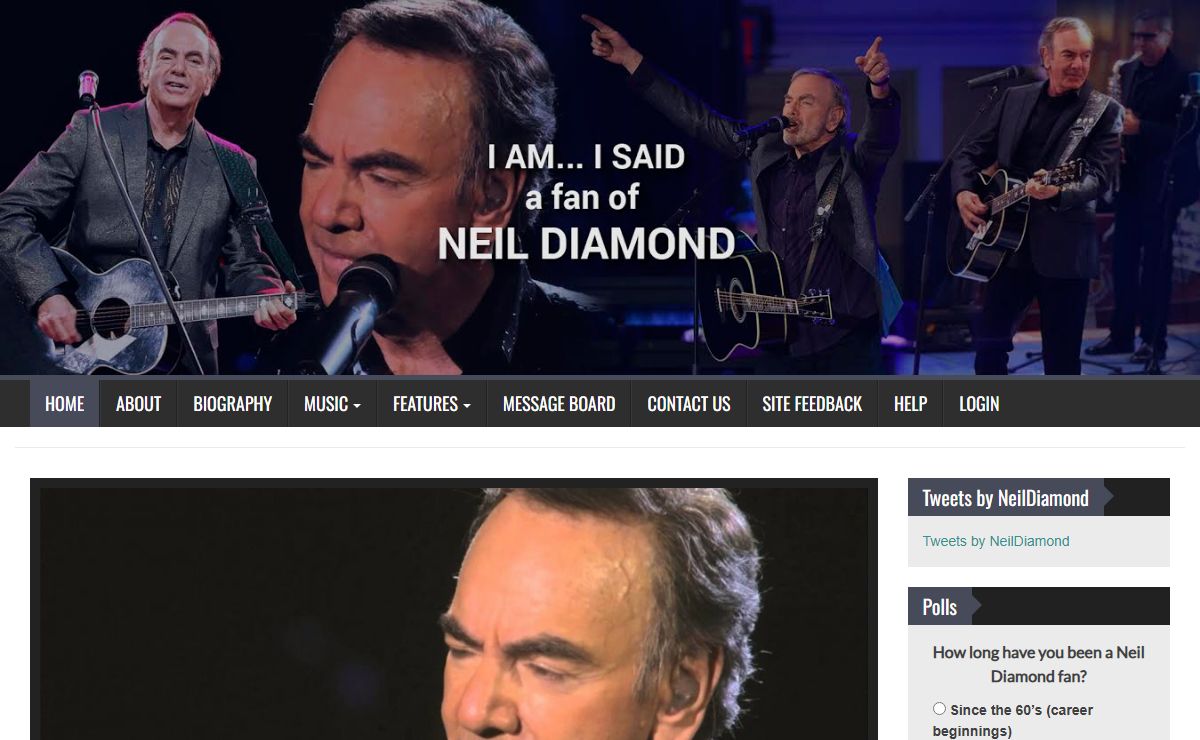 I Am…I Said a Fan of NEIL DIAMOND – NEIL DIAMOND fan website