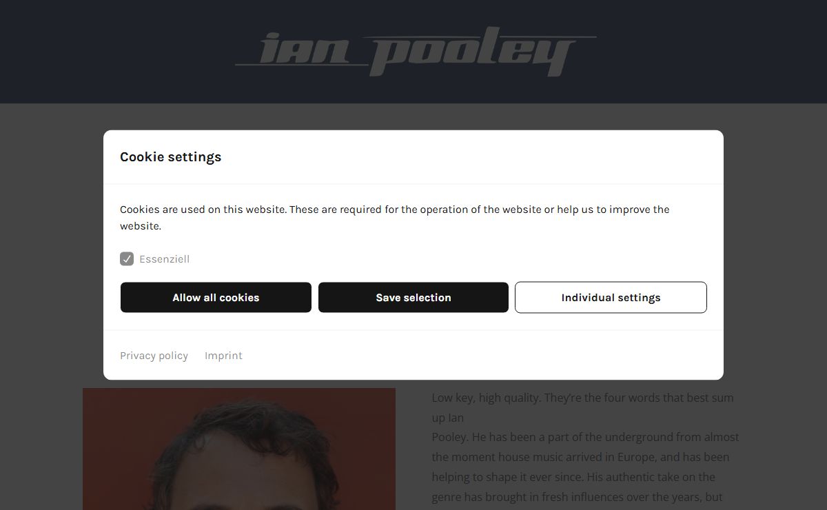 Ian Pooley | Official | DJ | Producer