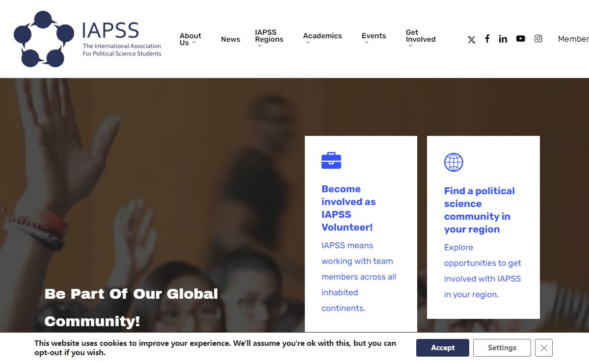 International Association for Political Science Students – The democratic student government representing political science students around the world