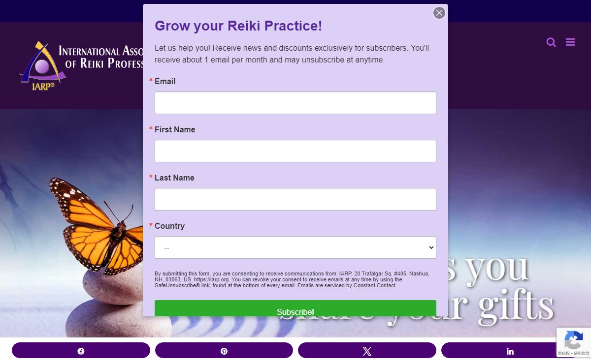 IARP: Professional Reiki, Learn About Reiki, Grow Your Reiki Practice