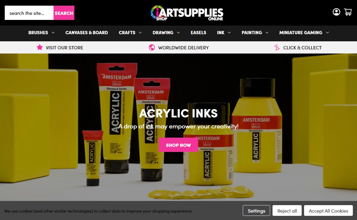 iArts Supplies | Paint, Inks & Drawing Supplies | Dundee