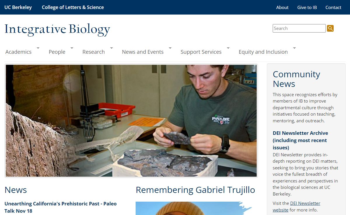 Integrative Biology |
