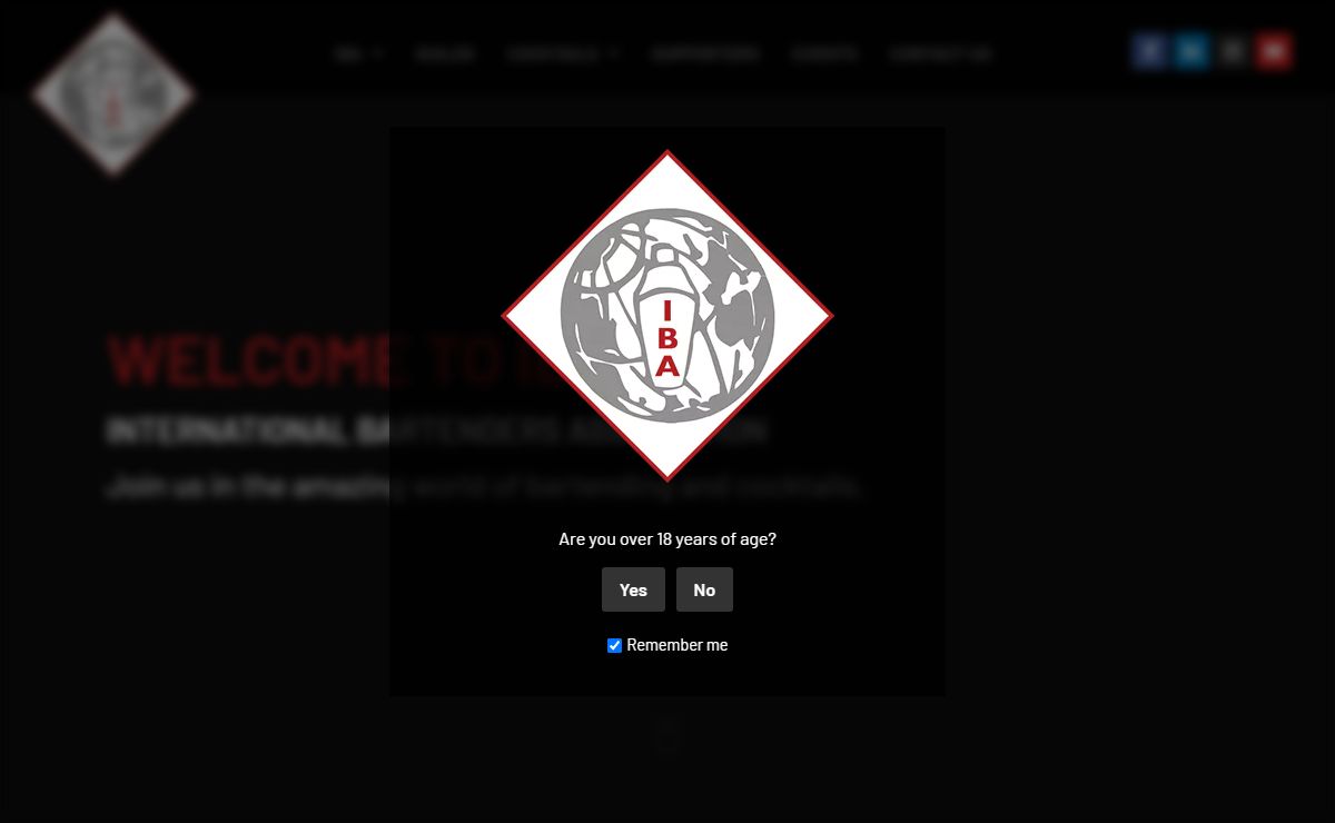 Age Verification - IBA
