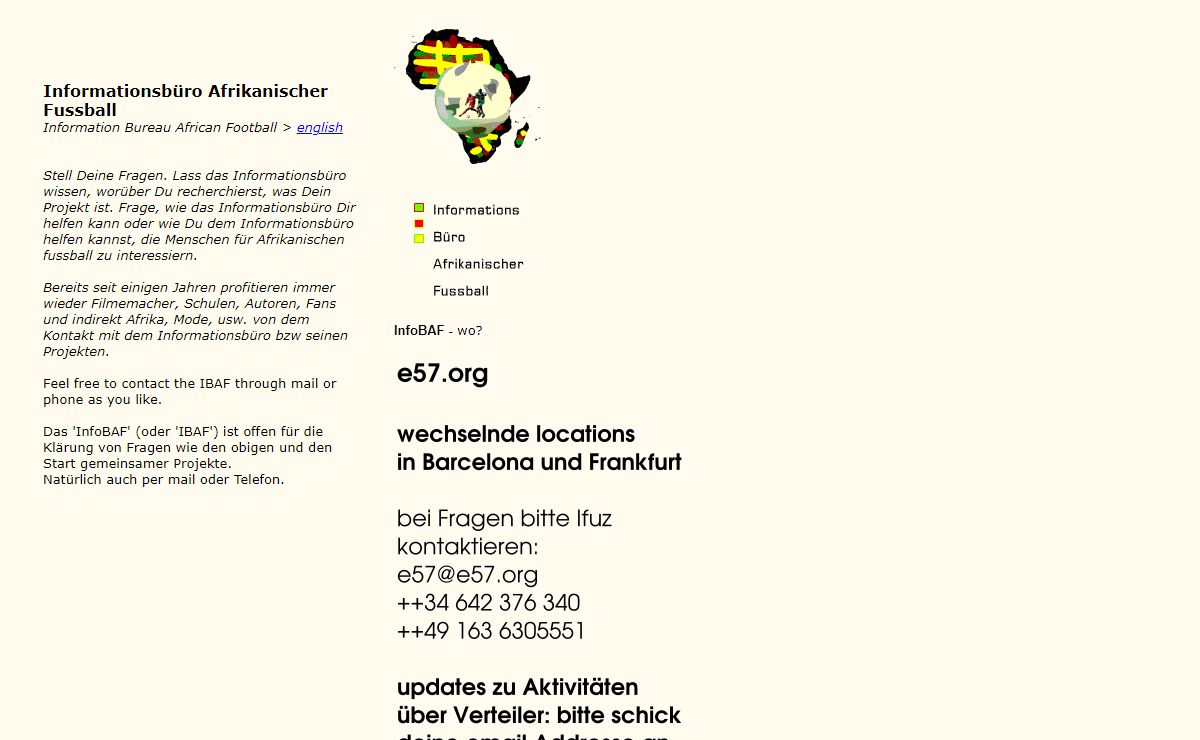 Informationsbüro Afrikanischer Fussball - IBAF