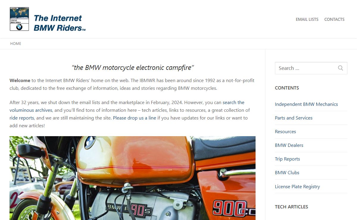 Internet BMW Riders - The Internet BMW Riders