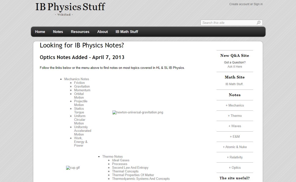IB Physics Stuff