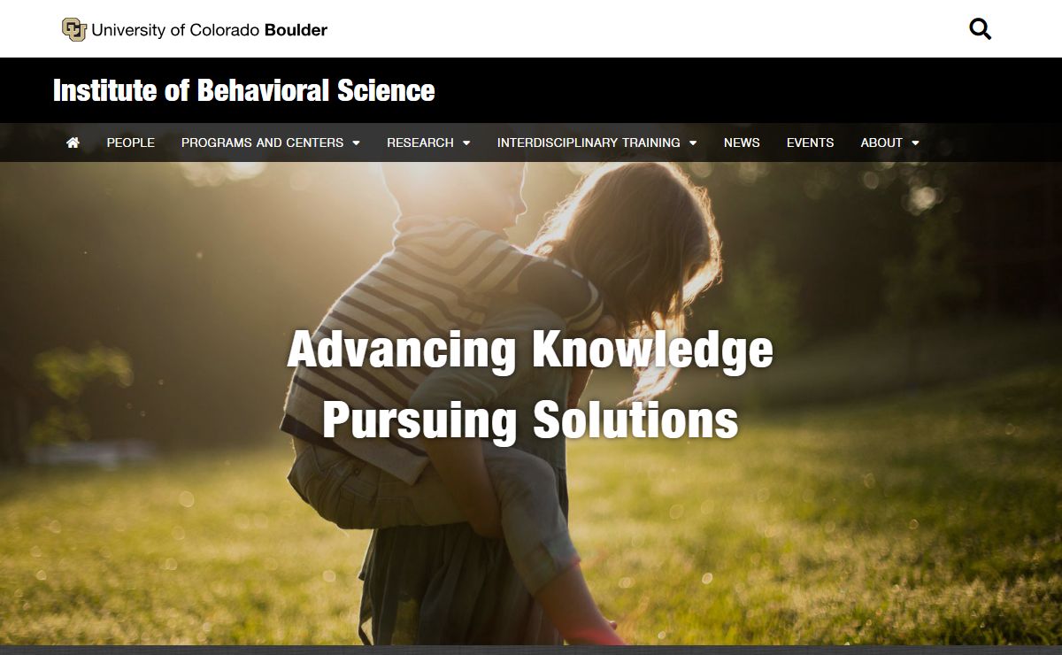 Home - Institute of Behavioral Science