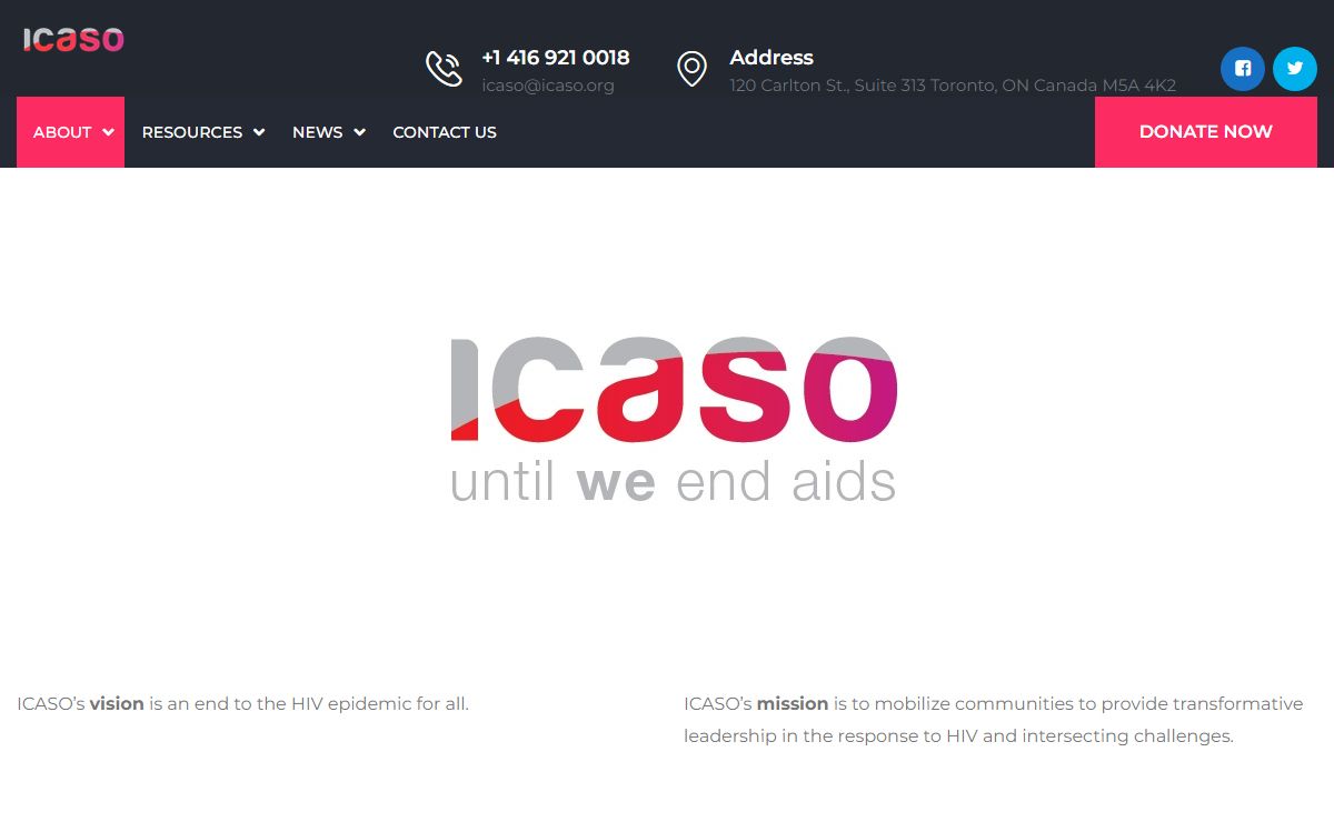 ICASO – Until we end aids