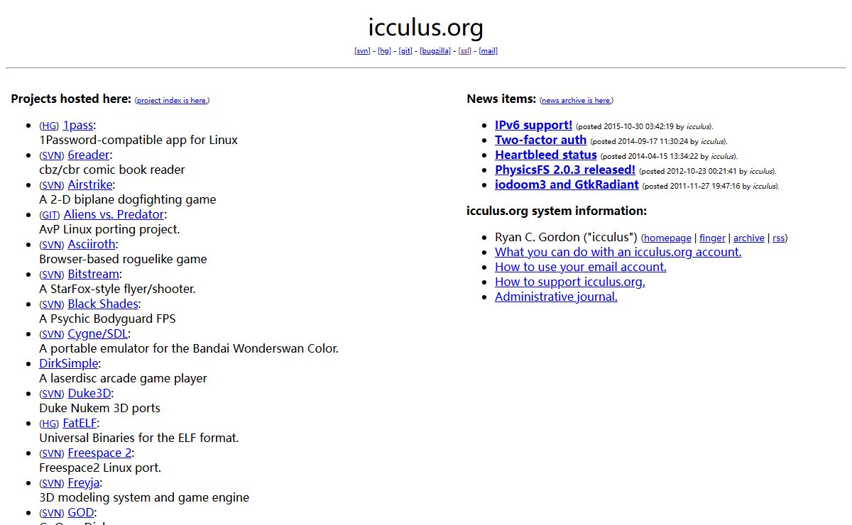icculus.org -- The Helping Phriendly Box
