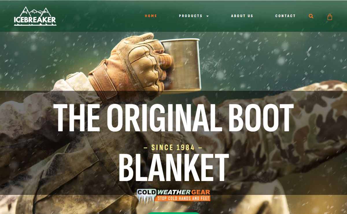 Home - IceBreaker - Home Of The Original Boot & Hand Blanket