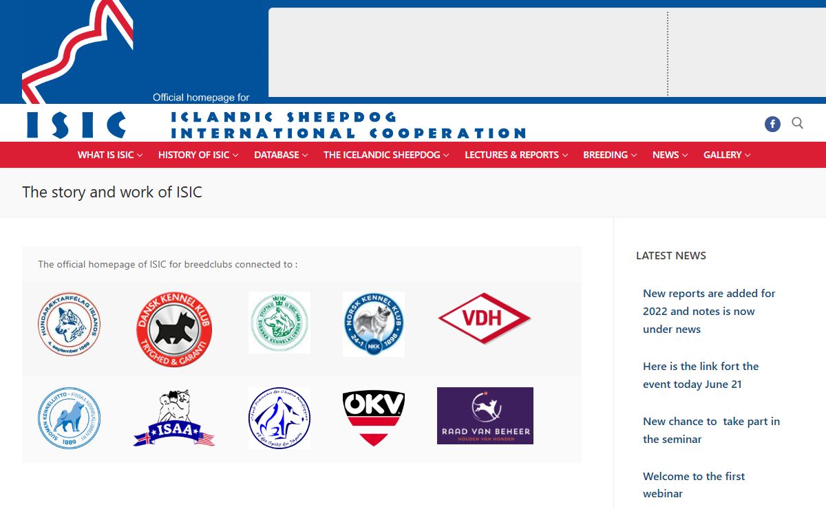 ISIC – Icelandic Sheepdog International Cooperation