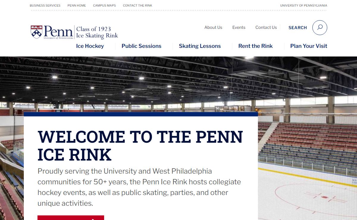 WELCOME TO THE PENN ICE RINK | Penn Business Services: Ice Rink