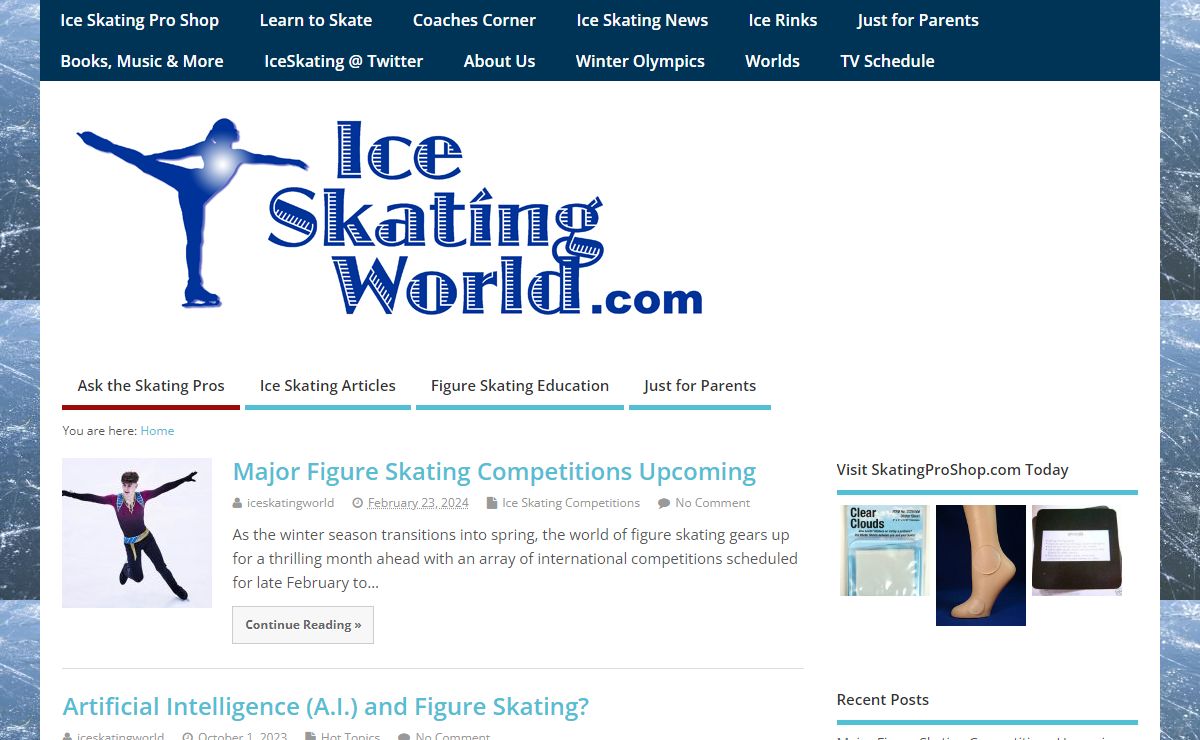IceSkatingWorld - Your Home for Figure Skating