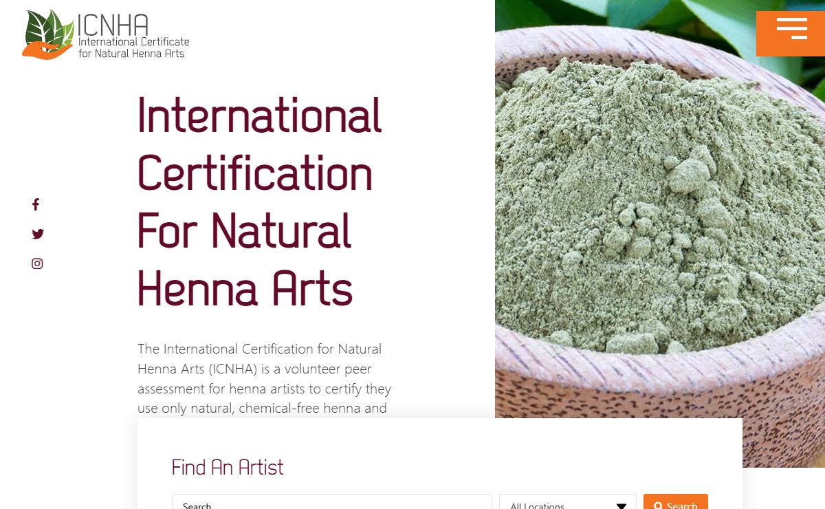 ICNHA - Champions Of Safe Natural Henna Practices