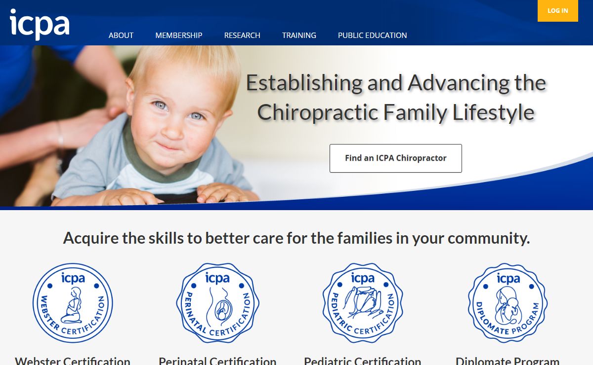 ICPA - Establishing and Advancing the Chiropractic Family Lifestyle