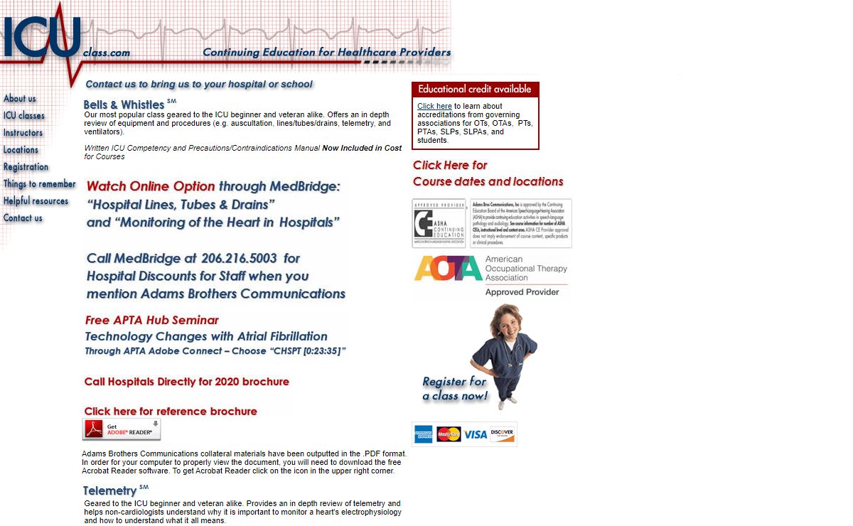 ICU class.com Continuing Education for Healthcare Providers