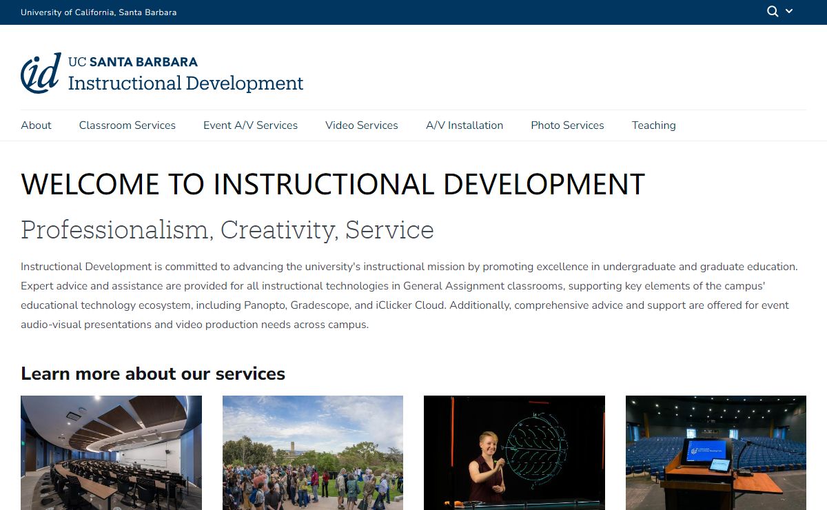 Home | Instructional Development