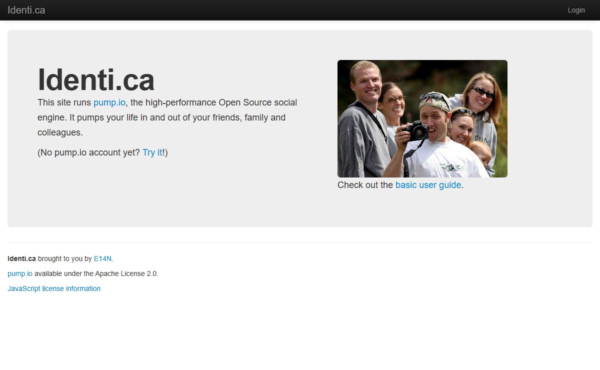 Welcome - Identi.ca