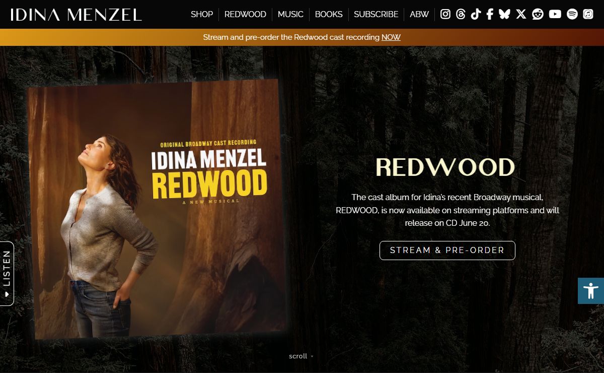 IDINA MENZEL | Official Site