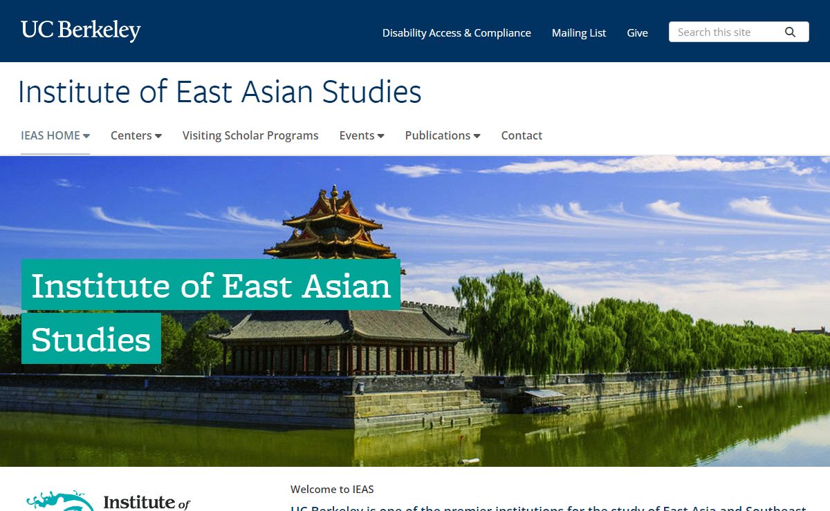 IEAS HOME | Institute of East Asian Studies