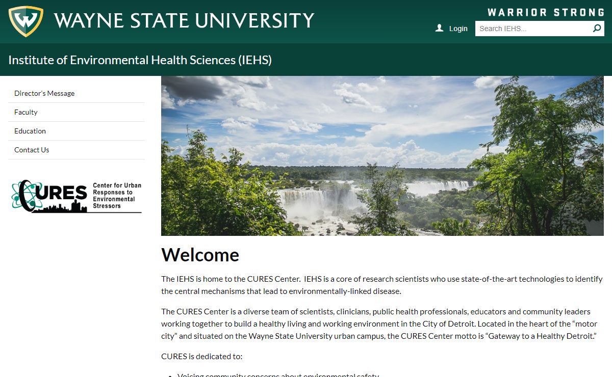 Institute of Environmental Health Sciences (IEHS)