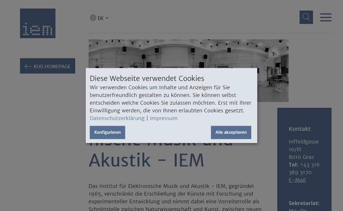 Institut 17 Elektronische Musik und Akustik