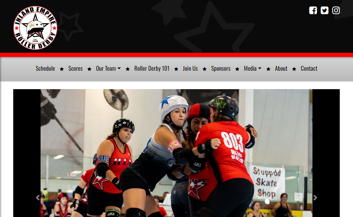 Inland Empire Roller Derby - Roller Derby Team Website