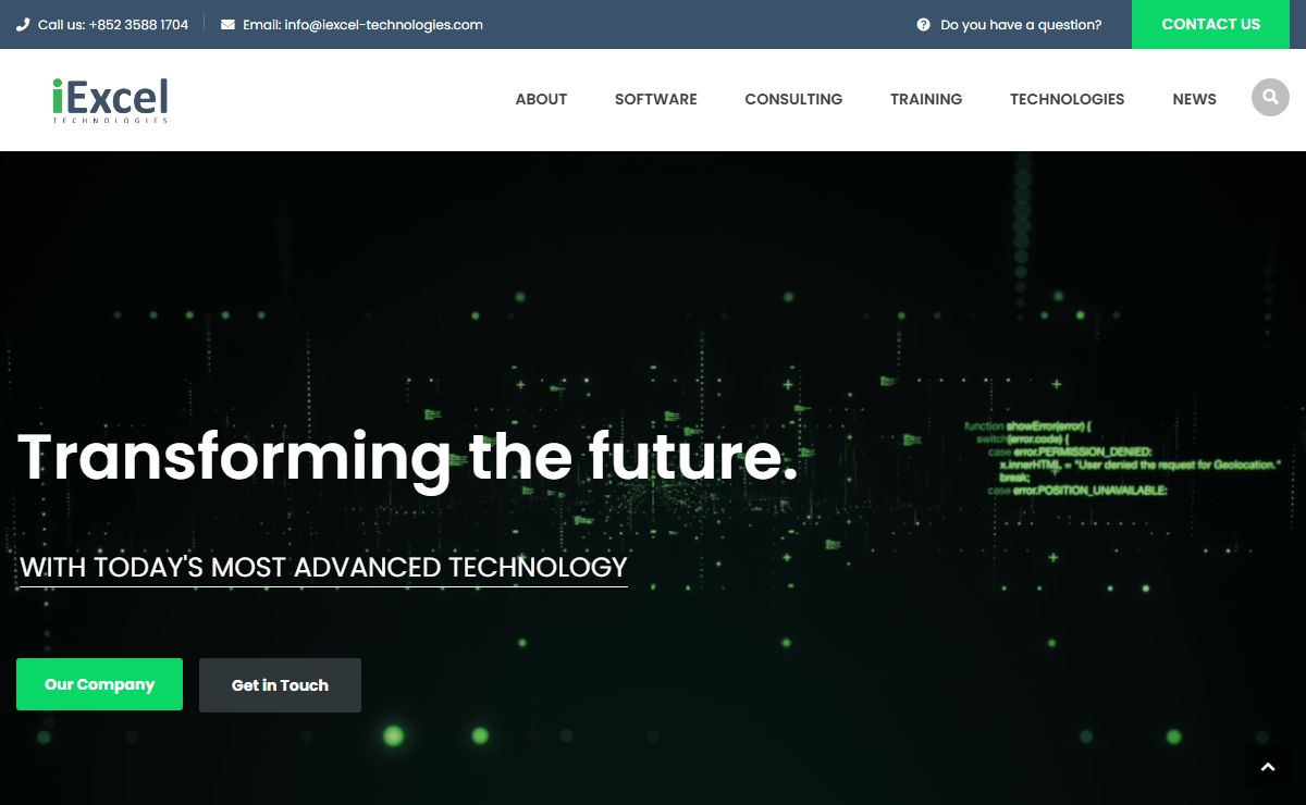 Custom Software Development Company Hong Kong - IExcel