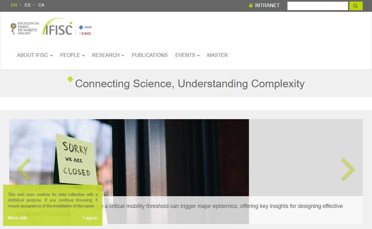 Institute for Cross-Disciplinary Physics and Complex Systems - IFISC