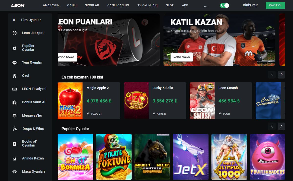 ▶ Leon Bet Giriş | %10 Günlük Cashback ✅ En Güvenilir Bahis ve Casino Platformu Türkiye 2025