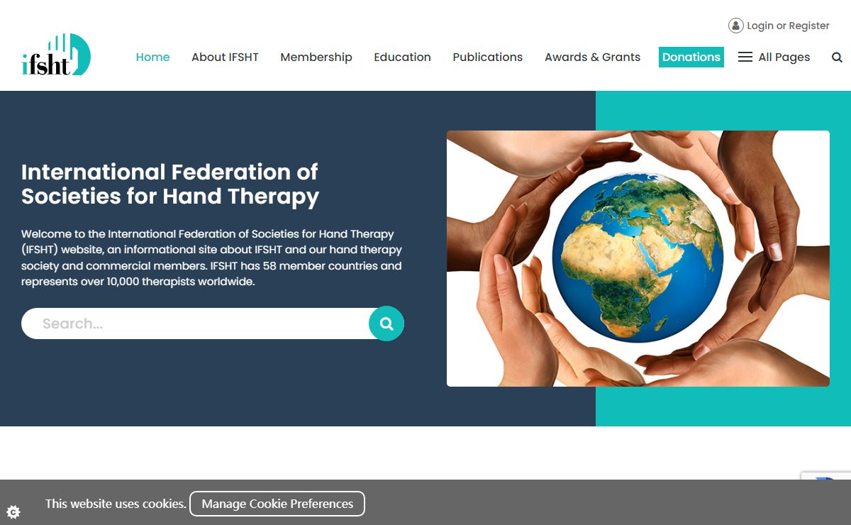 The International Federation of Societies for Hand Therapy (IFSHT)
