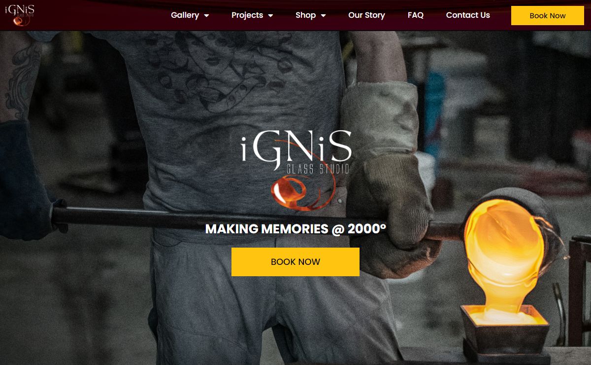 Best Glass Blowing Chattanooga | Ignis Glass Studio