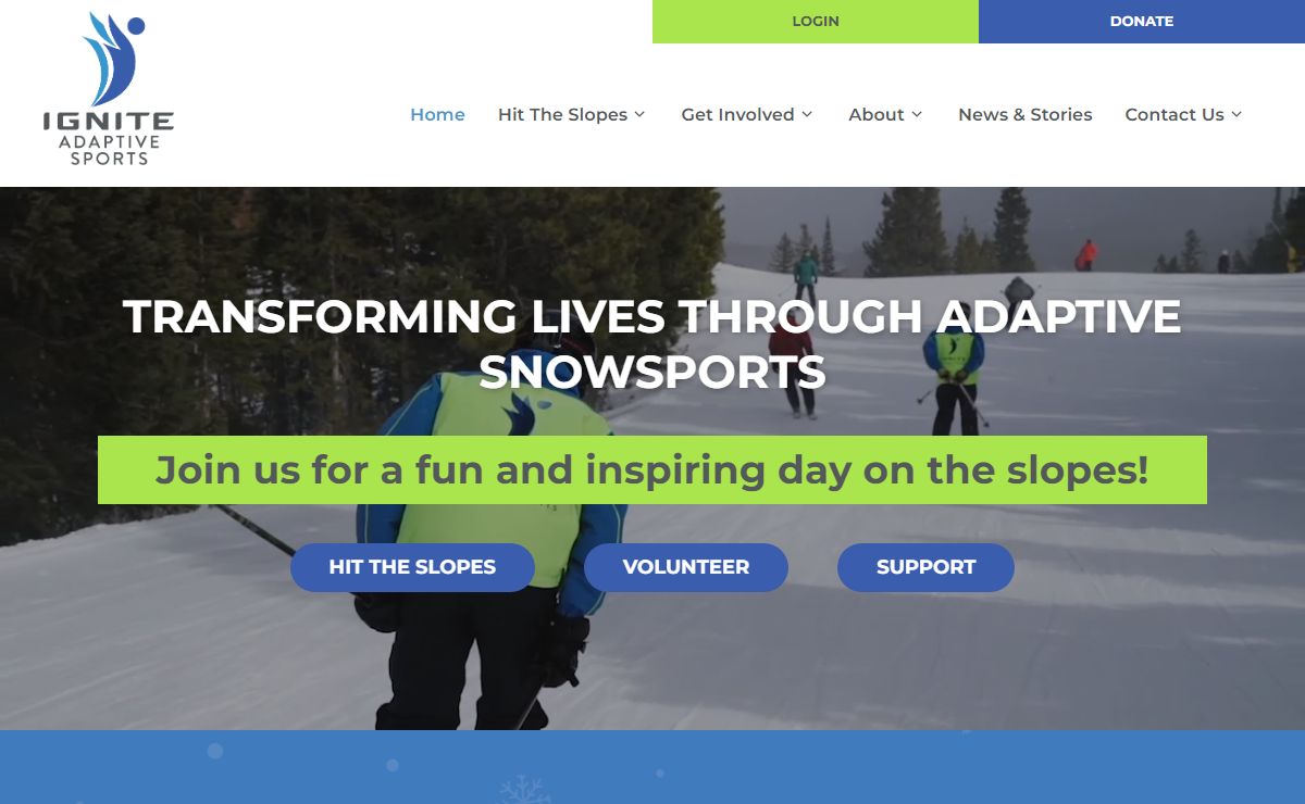 Transforming lives through adaptive snowsports - Ignite Adaptive Sports