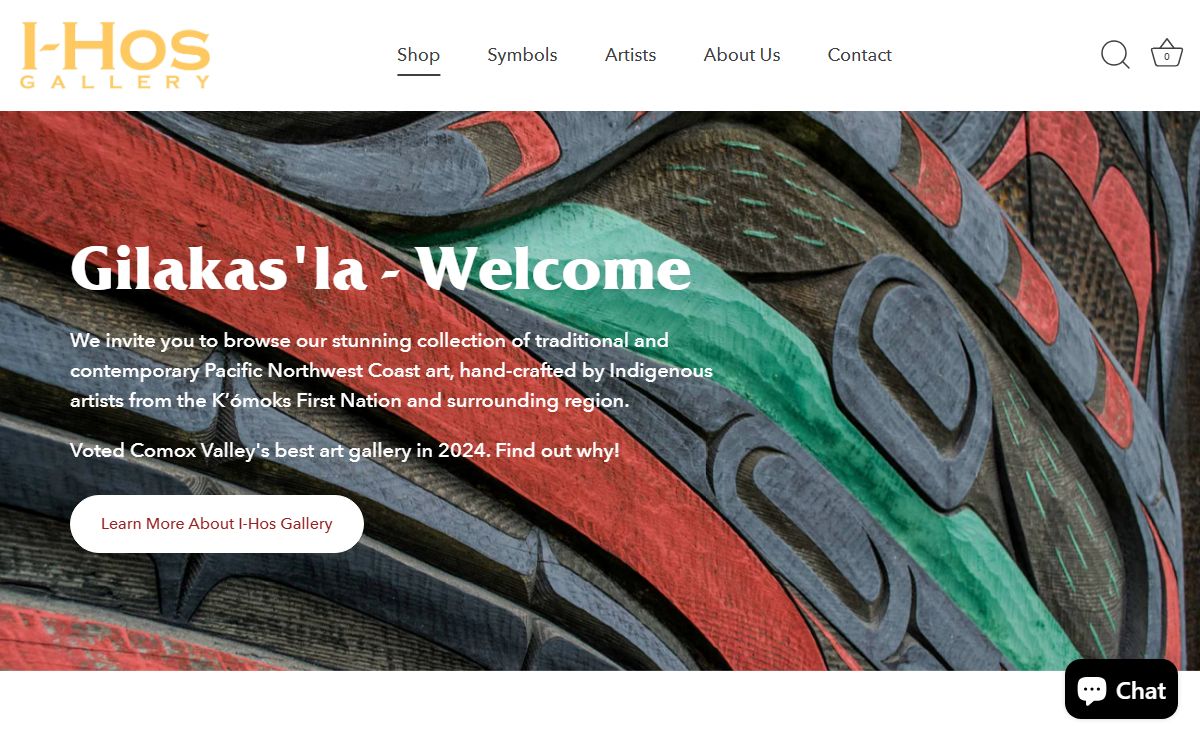 I-Hos Gallery - Traditional and Contemporary Northwest Coast Artwork