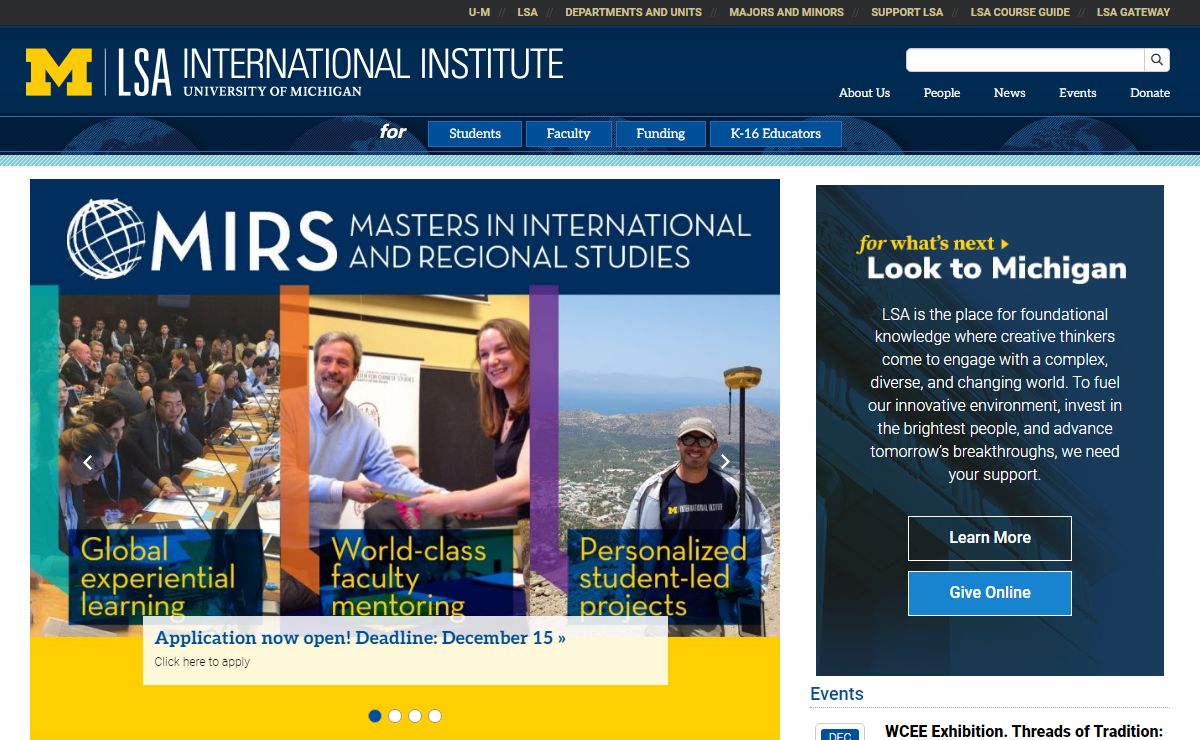 International Institute | U-M LSA