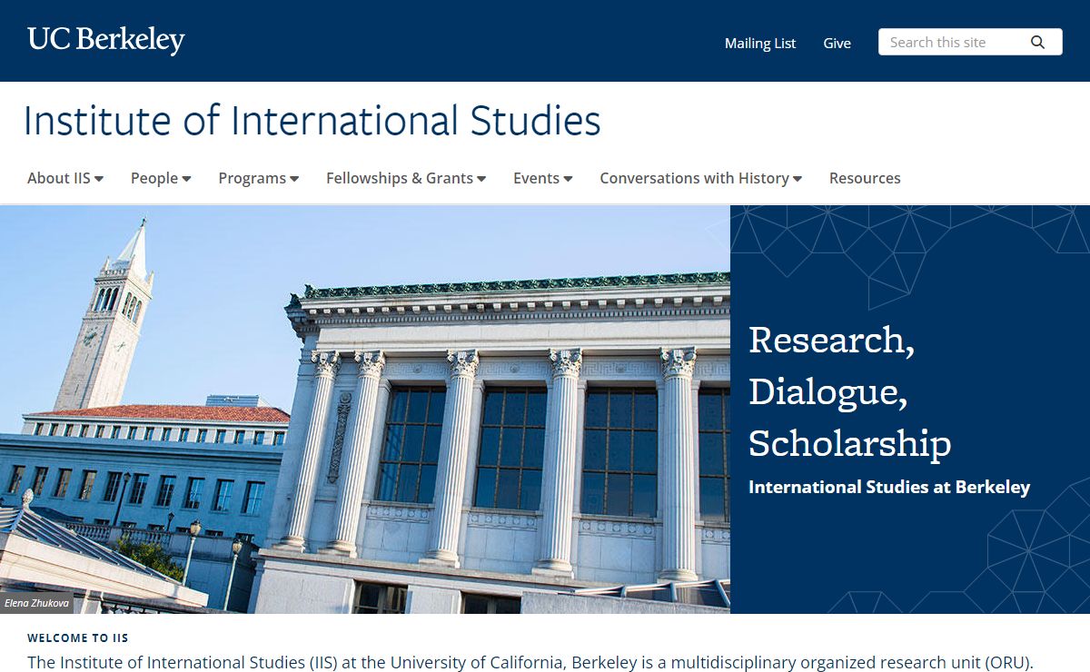 Home | Institute of International Studies