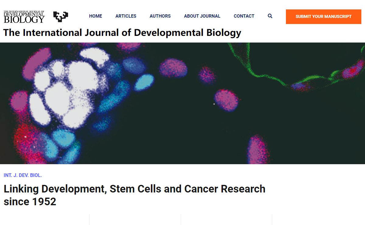 The International Journal of Developmental Biology
