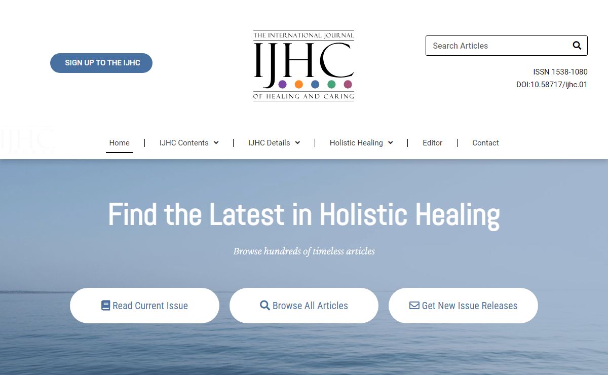 International Journal of Healing and Caring – Wholistic Publications