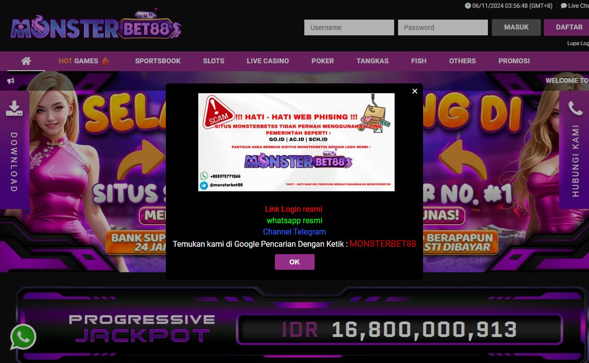 MONSTERBET88 : Situs Slot Gacor Online Terpercaya & Slot88 Jamin Maxwin