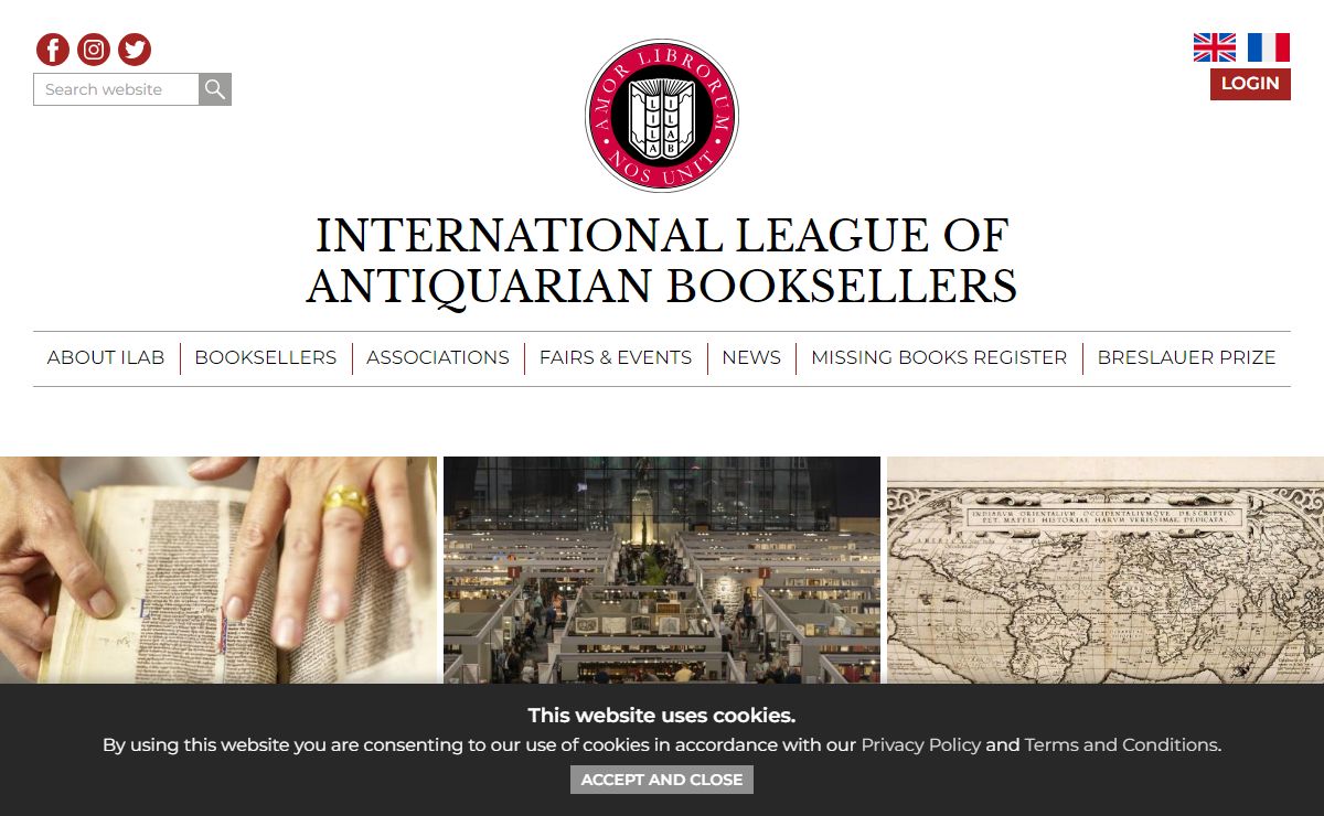International League of Antiquarian Booksellers (ILAB)