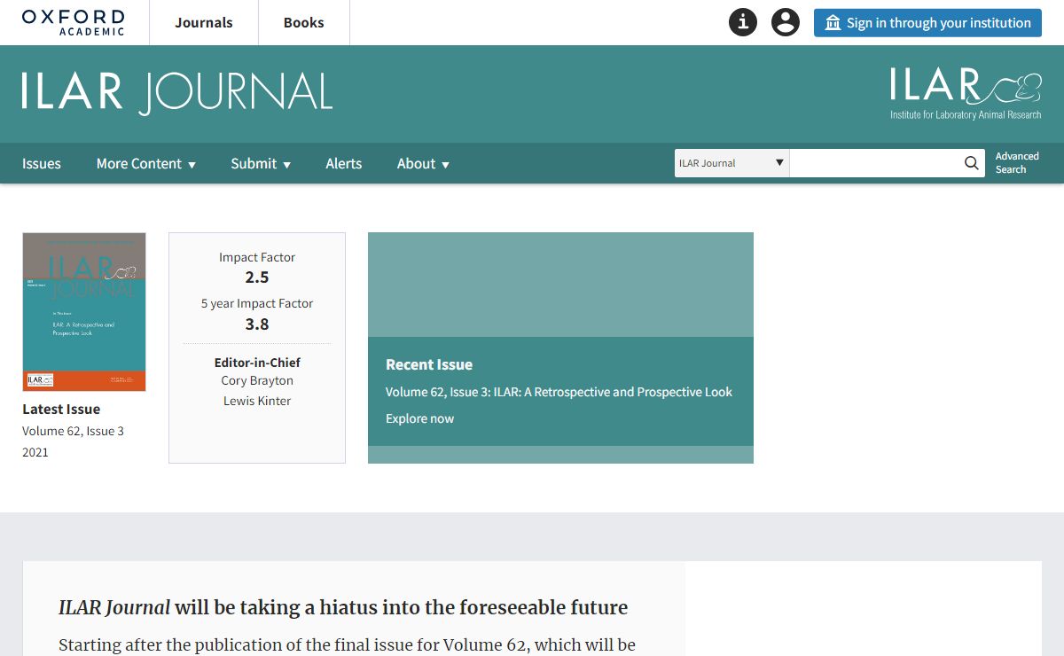 ILAR Journal | Oxford Academic