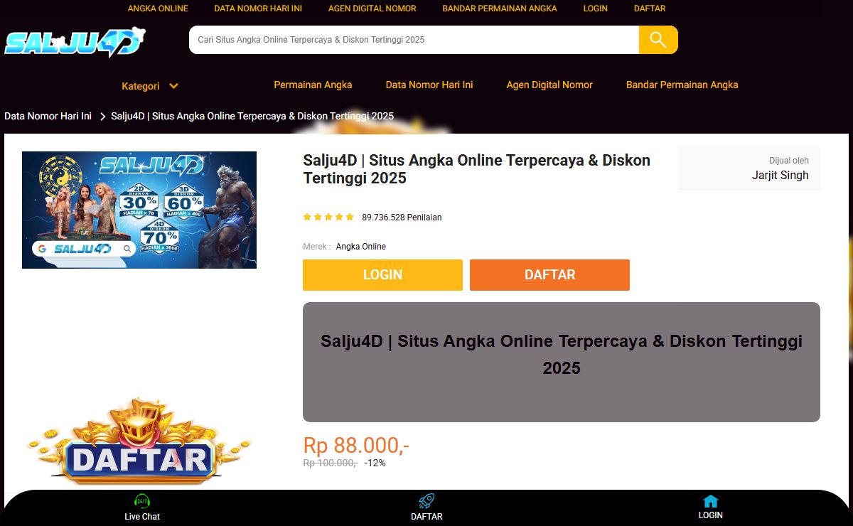 Salju4D | Situs Angka Online Terpercaya & Diskon Tertinggi 2025