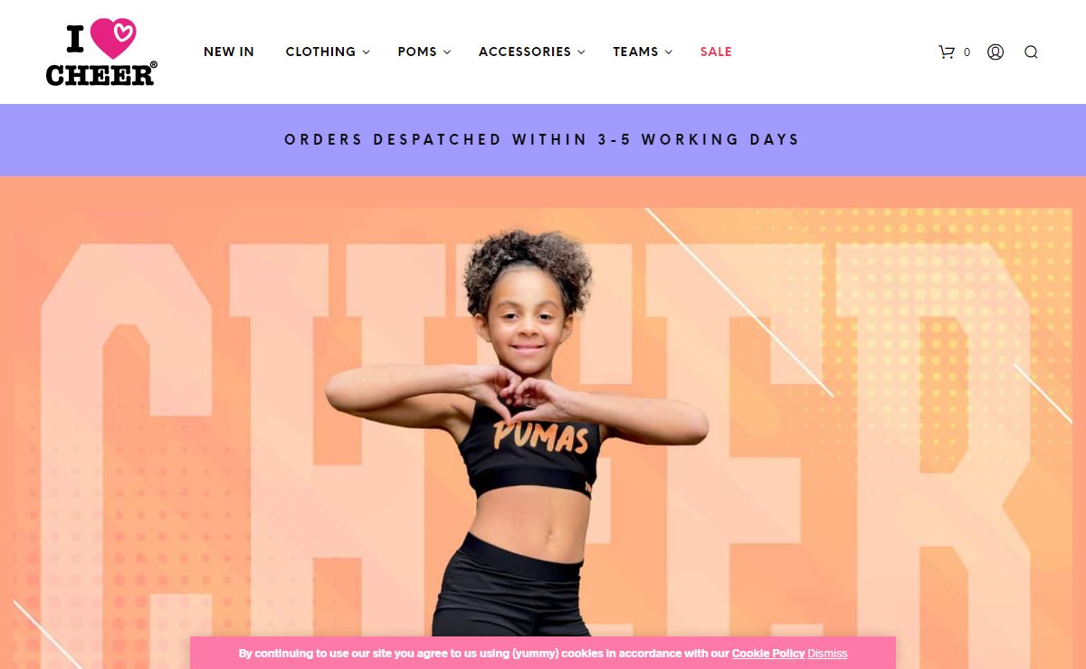 Clothing, Accessories Poms & Gifts for Cheerleaders - I Love Cheer®