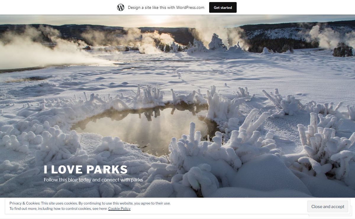 I Love Parks – Follow this blog today and connect with parks