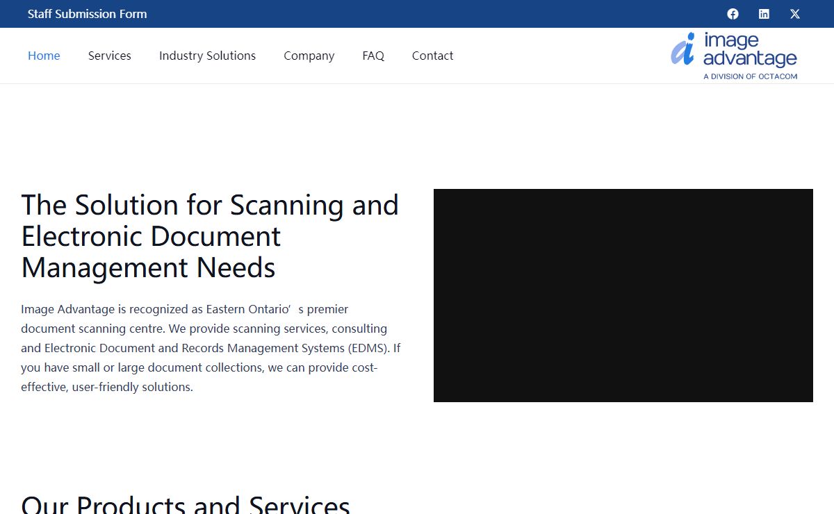 Home | Electronic Records Management and Scanning in Ontario