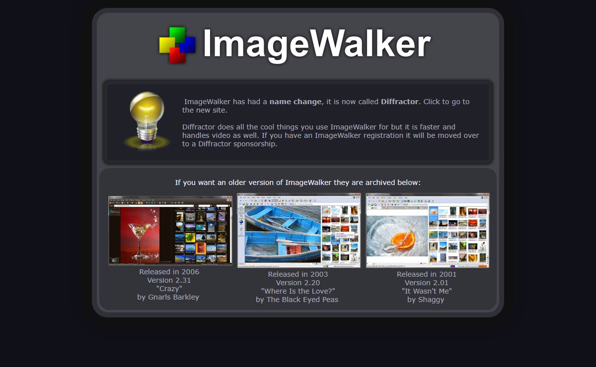 ImageWalker: Lightweight photo management software.