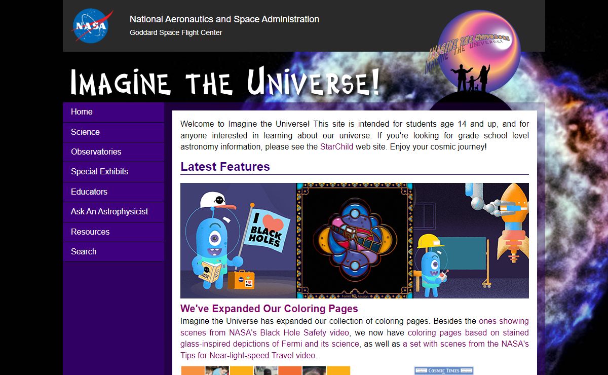 Imagine the Universe!